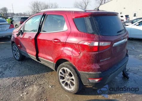 2020 Ford Ecosport Titanium z USA, uszkodzony, nr VIN MAJ6S3KL2LC312469